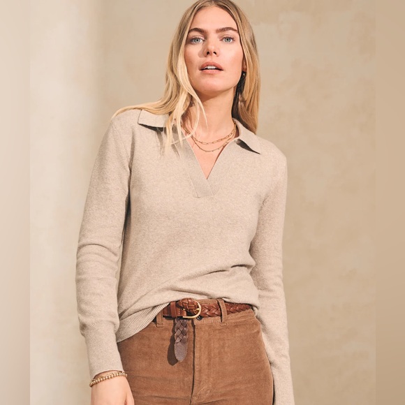 Faherty Sweaters - Faherty Jackson Polo / Size Medium